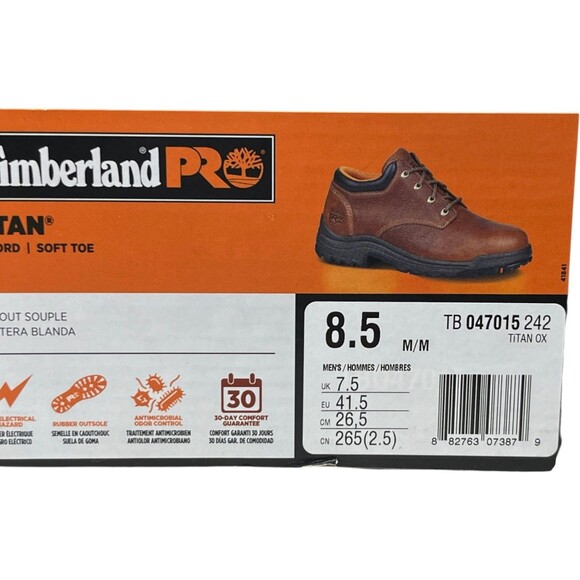 Timberland PRO Titan Oxford Shoe Mens Size 8.5 Medium Brown Workwear Gorpcore main image 12